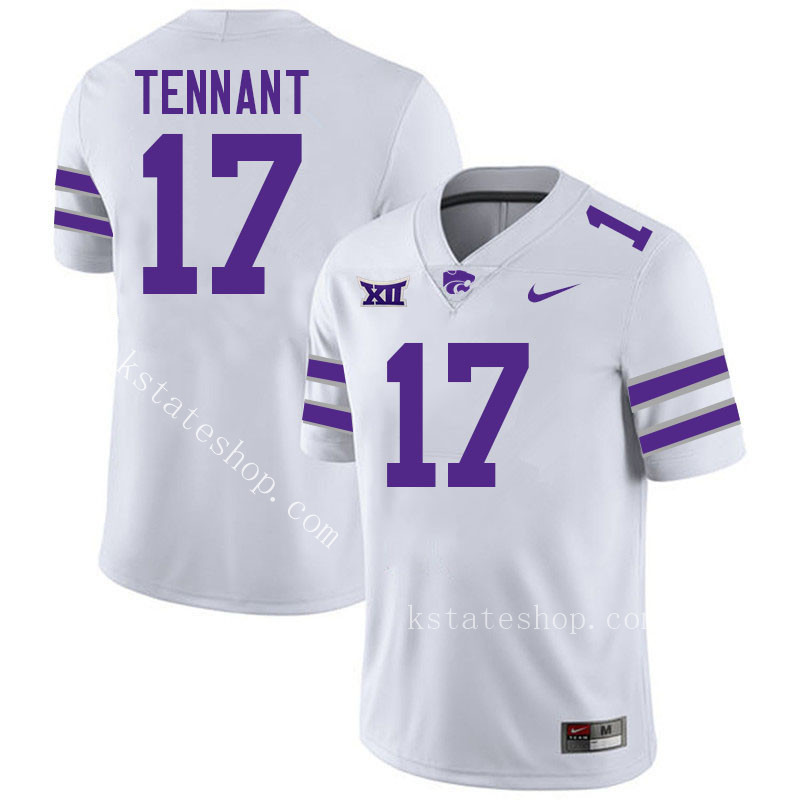 Chris Tennant Kansas State Jersey,Kansas State Wildcats #17 Chris Tennant Jersey College Youth-White